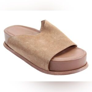 WAL & PAI | Platform Suede Sandals Slides